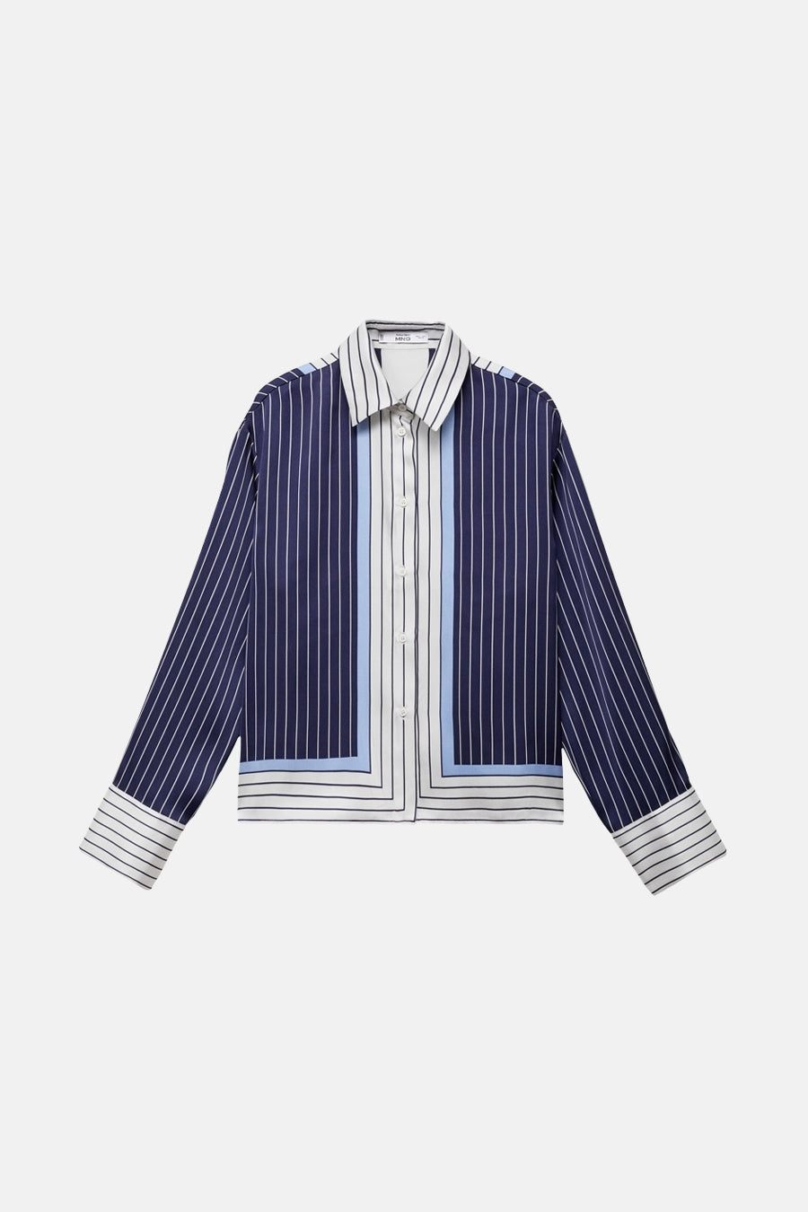 Hemd met lange mouwen - Blauw - MANGO - 5