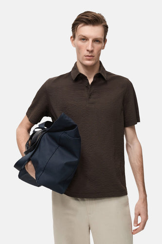 Polo met korte mouwen - bruin