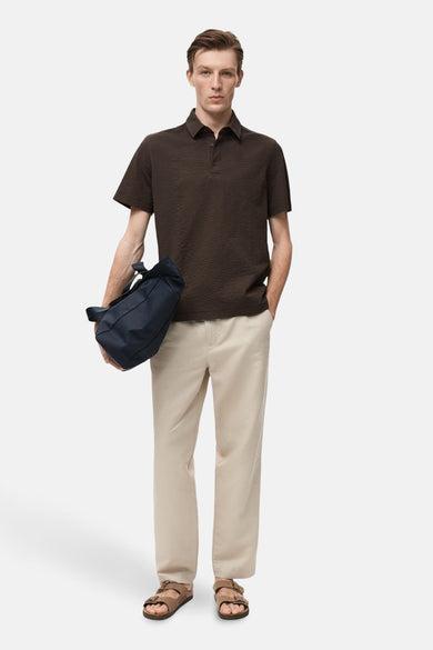Polo à manches courtes - brun