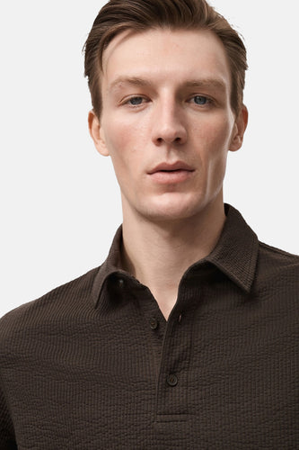 Polo à manches courtes - brun - MANGO