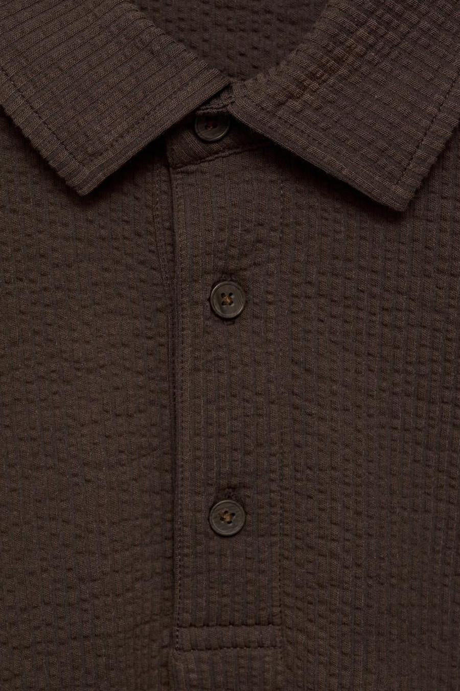 Polo à manches courtes - brun - MANGO