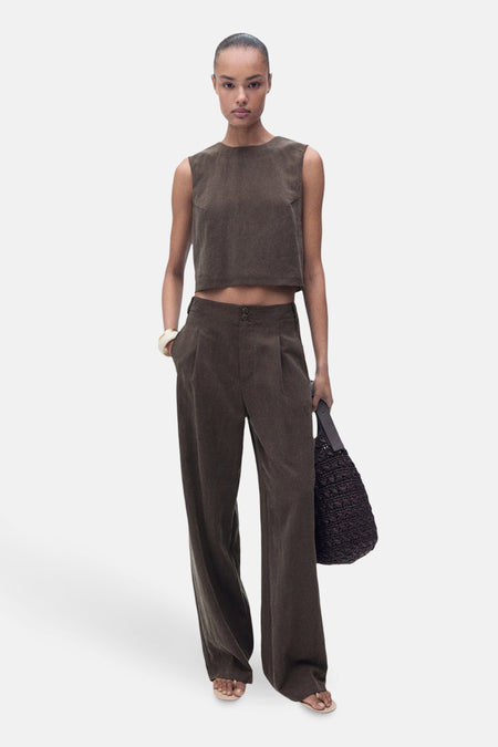 Blouse - bruin