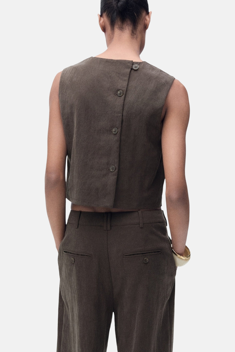 Blouse - bruin - MANGO - 3