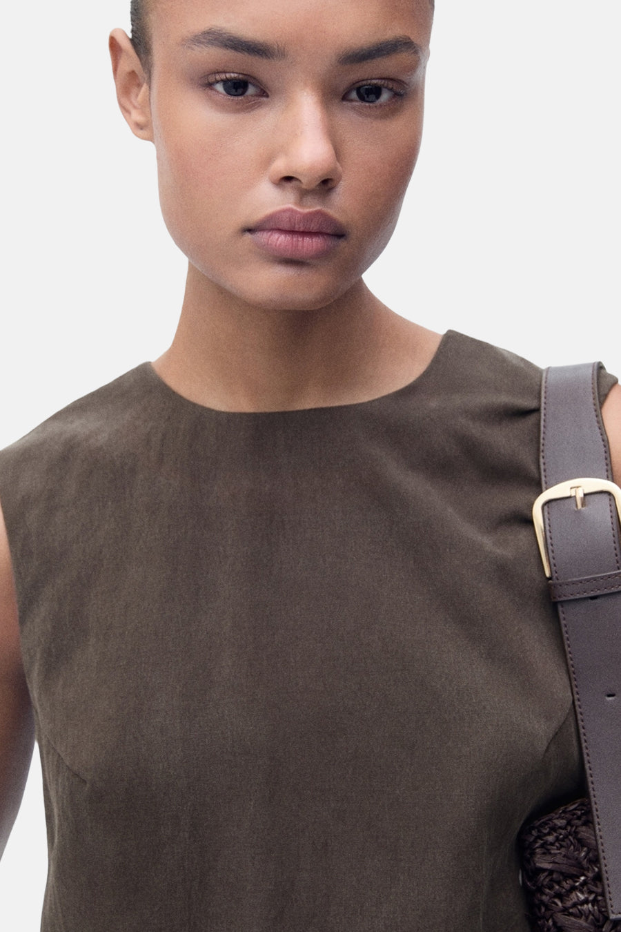 Blouse - bruin - MANGO - 4