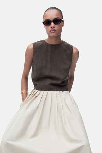 Blouse - bruin - MANGO - 7