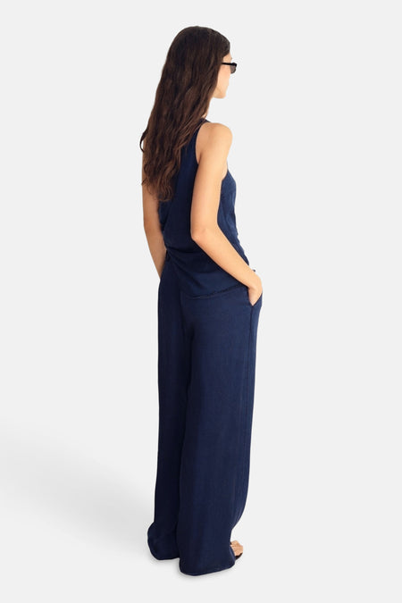Blouse - Dark blue denim