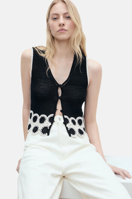 Blouse (zonder mouwen) Multicolor - MANGO
