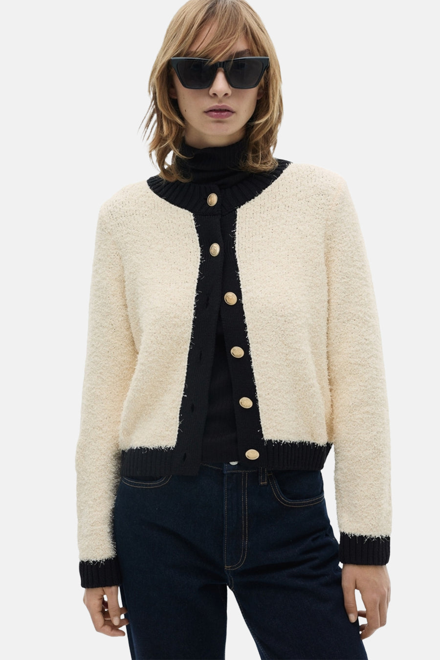 Gilet - Ecru - MANGO