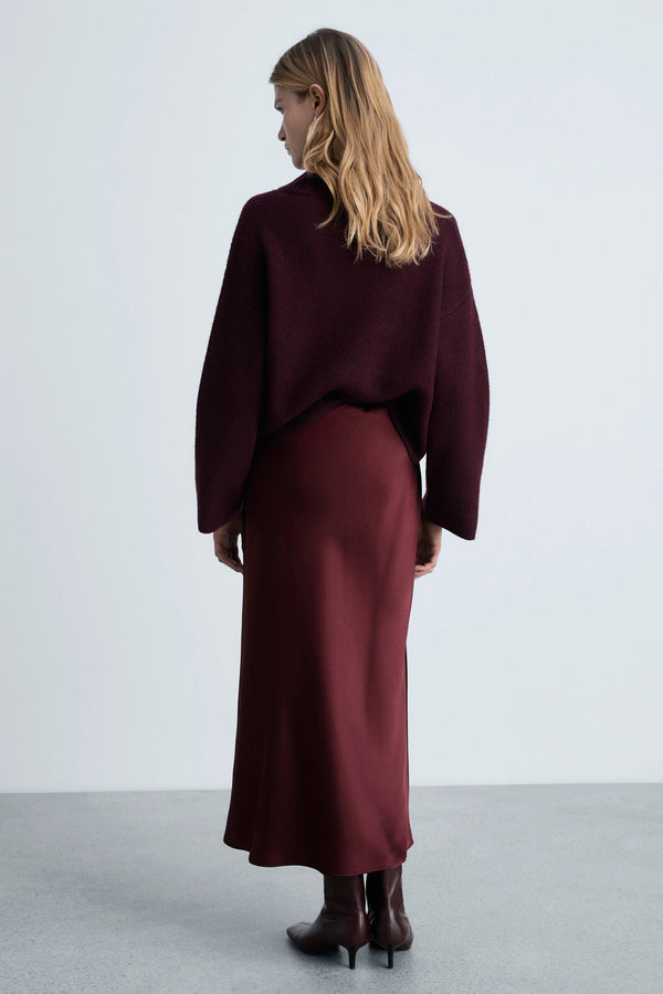 Jupe longue Rouge - Mango