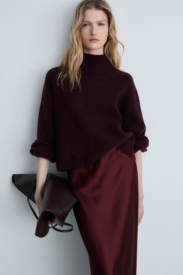Jupe longue Rouge - Mango