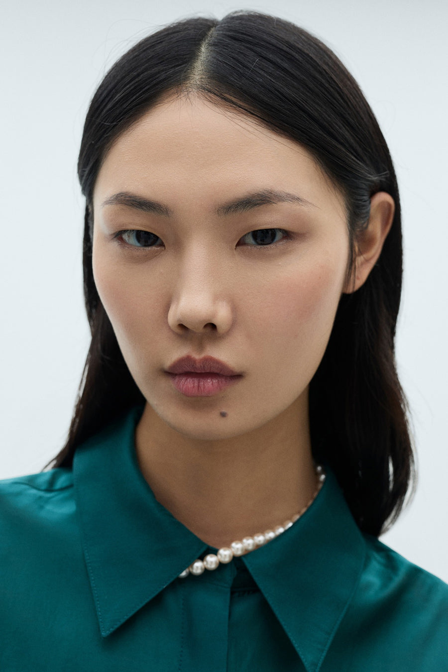 Chemise à manches longues - Turquoise