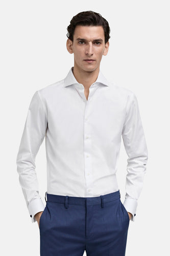 Chemise à manches longues - blanc