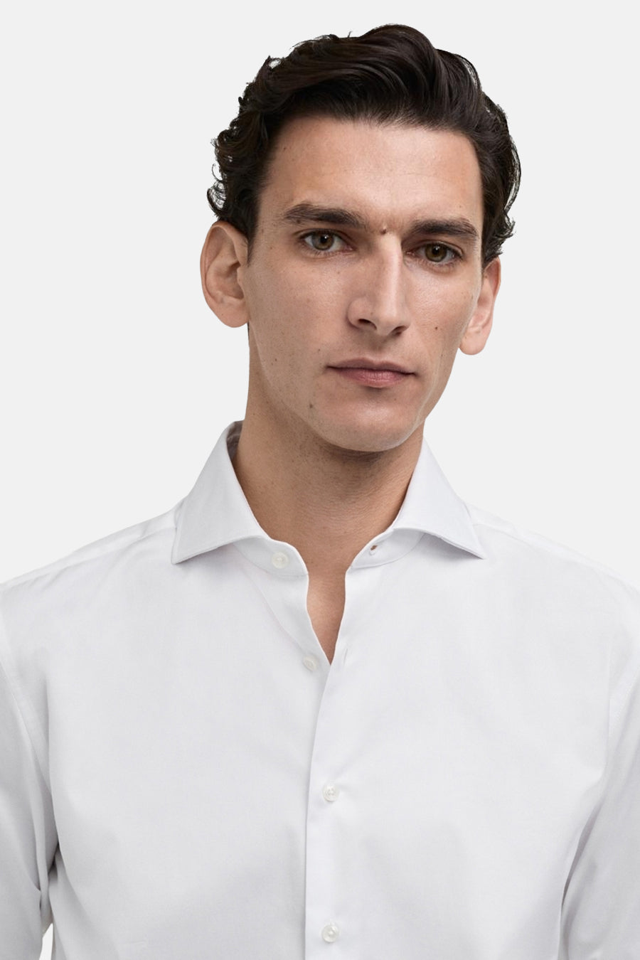 Hemd met lange mouwen - wit - MANGO