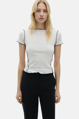 T-shirt met korte mouwen - wit