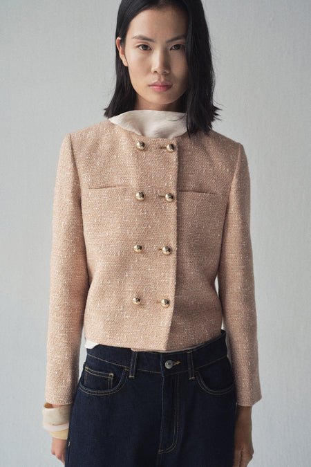 Blazer Bruin - Mango