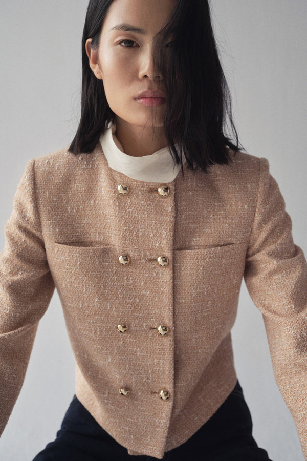 Blazer Bruin - Mango