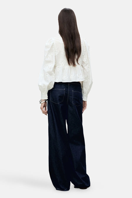 Blouse met lange mouwen - wit