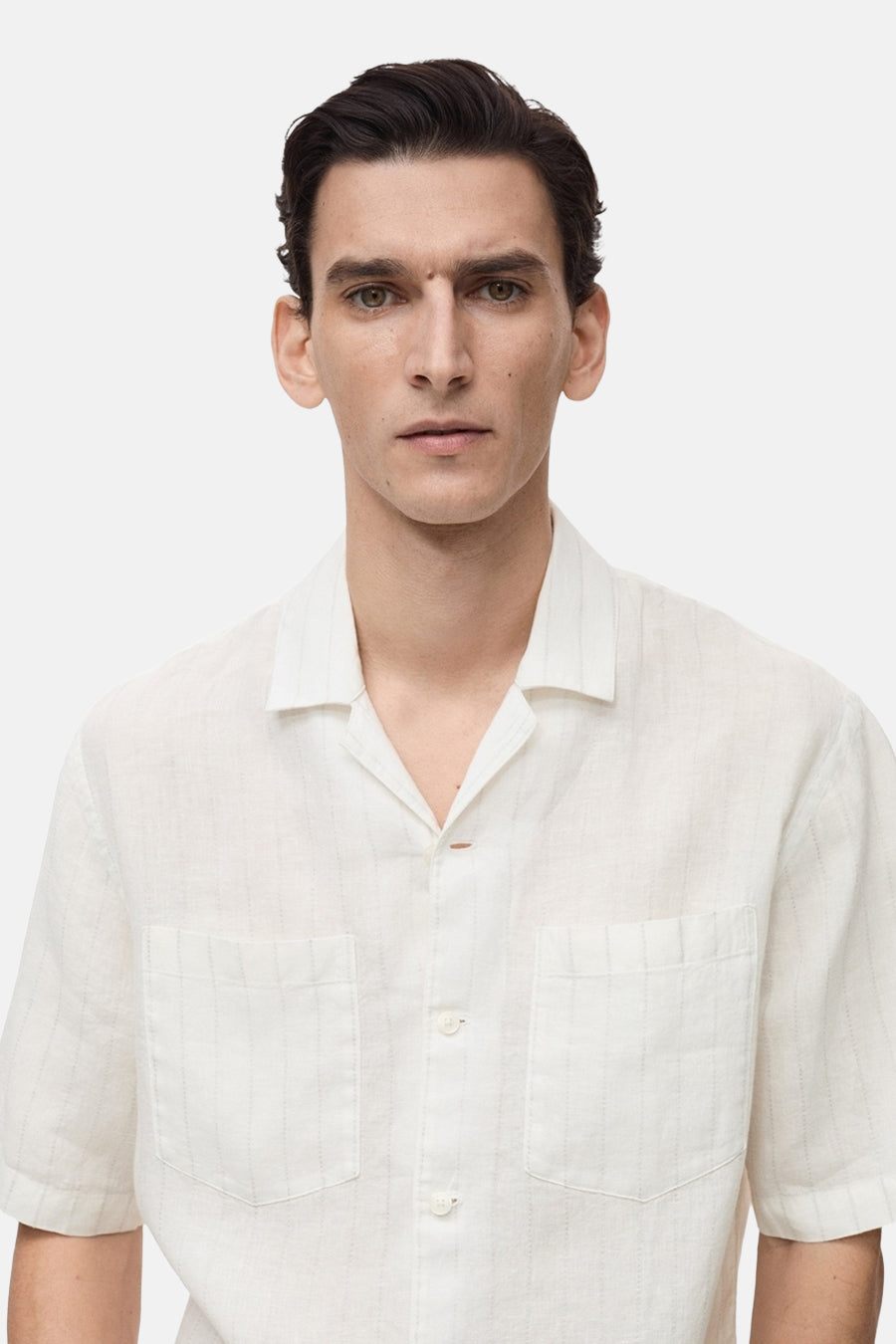 Hemd met korte mouwen - wit - MANGO