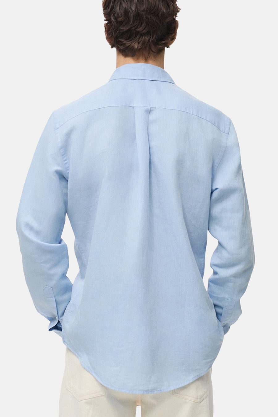 Chemise à manches longues - bleu - MANGO