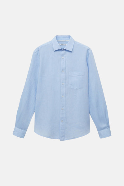 Chemise (manches longues) Bleu - Mango