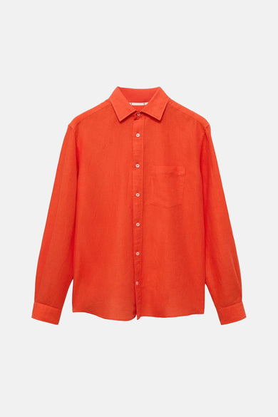 Chemise (manches longues) Orange - MANGO
