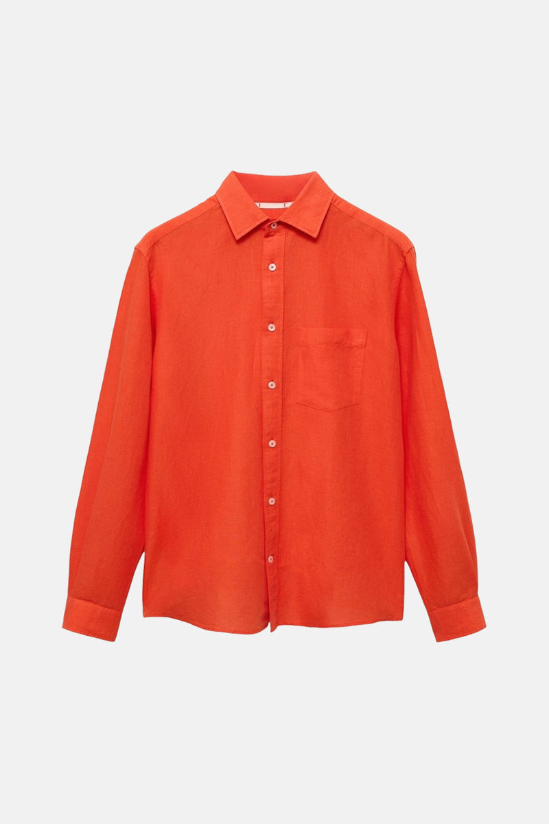Chemise (manches longues) Orange - MANGO