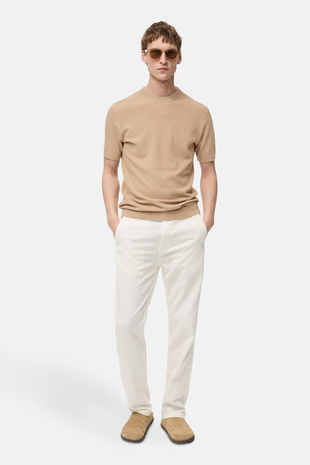 T-shirt met korte mouwen - Beige