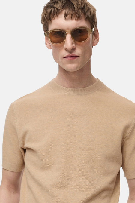 T-shirt met korte mouwen - Beige