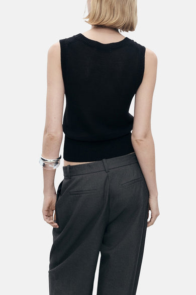 Top (sans manches) Noir - MANGO