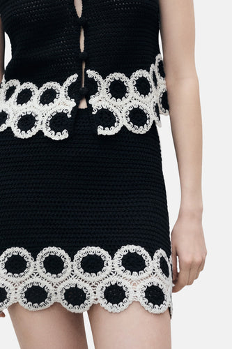 Korte rok - Zwart - MANGO