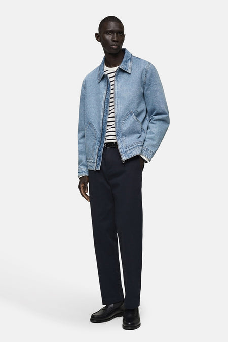 Jeansjas - mid blue denim