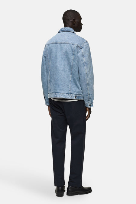 Jeansjas - mid blue denim