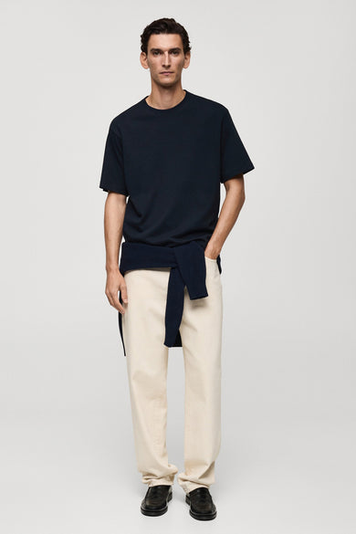 T-shirt (manches courtes) Bleu - Mango
