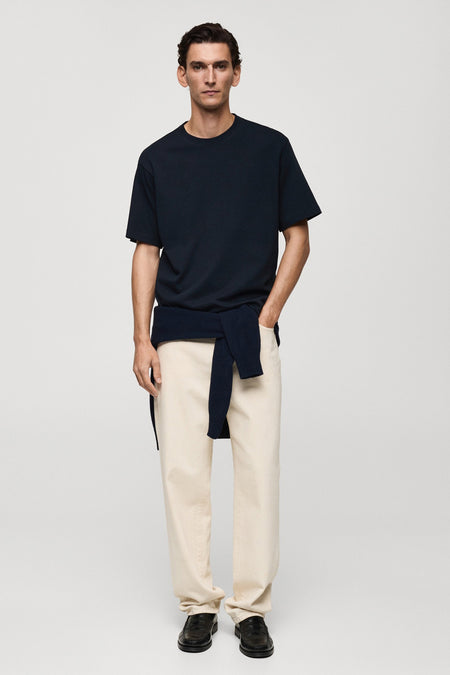 T-shirt met korte mouwen - Donkerblauw