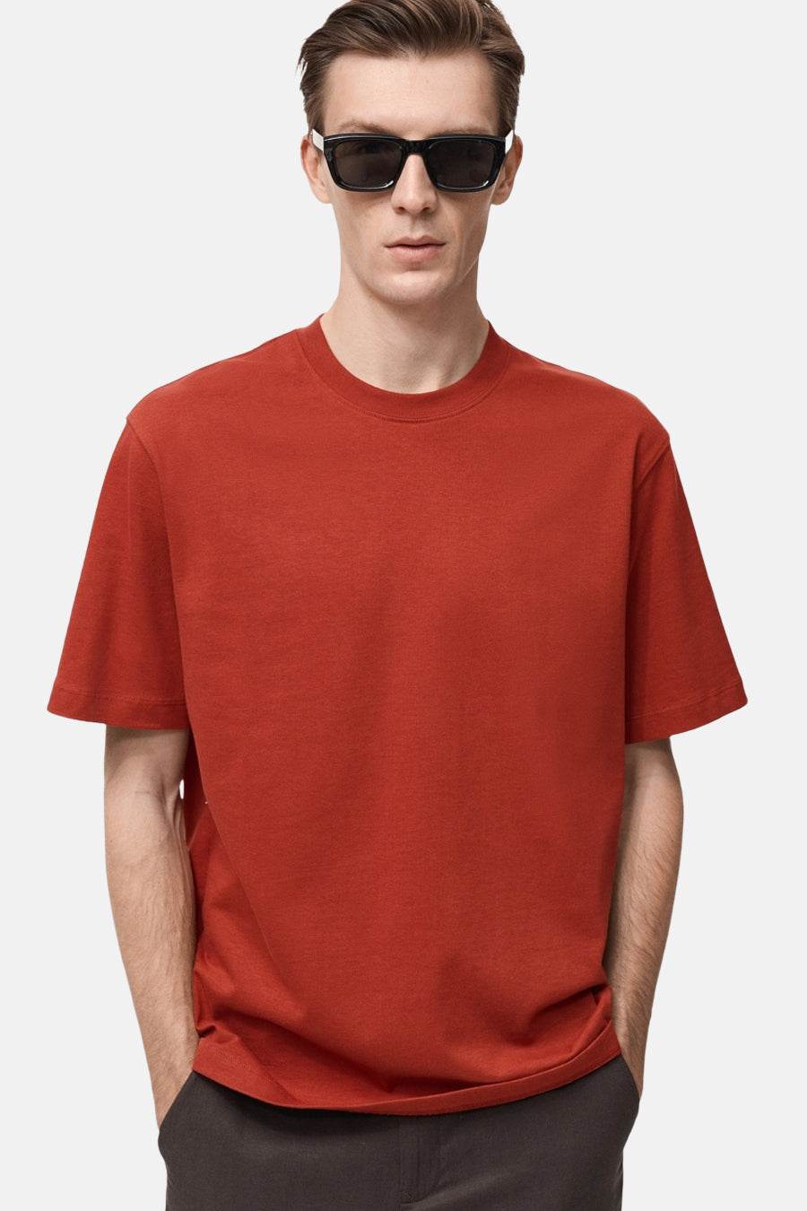 T-shirt met korte mouwen - rood - MANGO