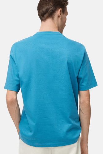 T-shirt met korte mouwen - Turquoise - MANGO
