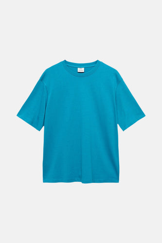 T-shirt met korte mouwen - Turquoise - MANGO