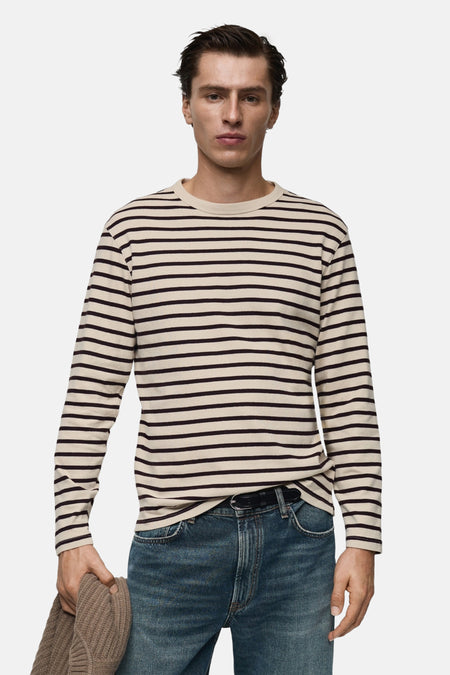 T-shirt (lange mouwen) Beige - Mango