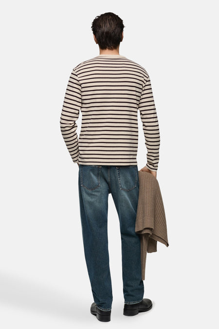 T-shirt (lange mouwen) Beige - Mango