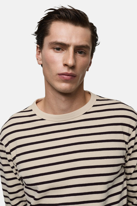 T-shirt (lange mouwen) Beige - Mango