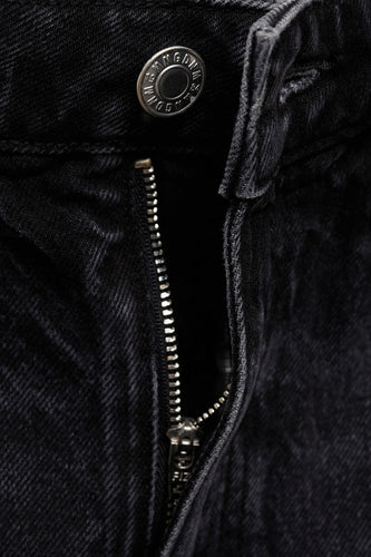 Rok - black denim - MANGO