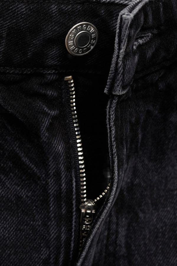 Rok 3/4 Black denim - Mango
