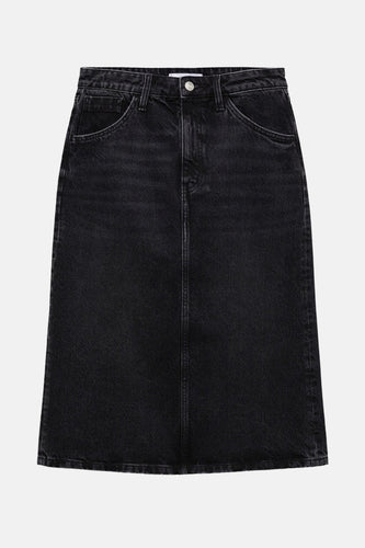 Rok - black denim - MANGO