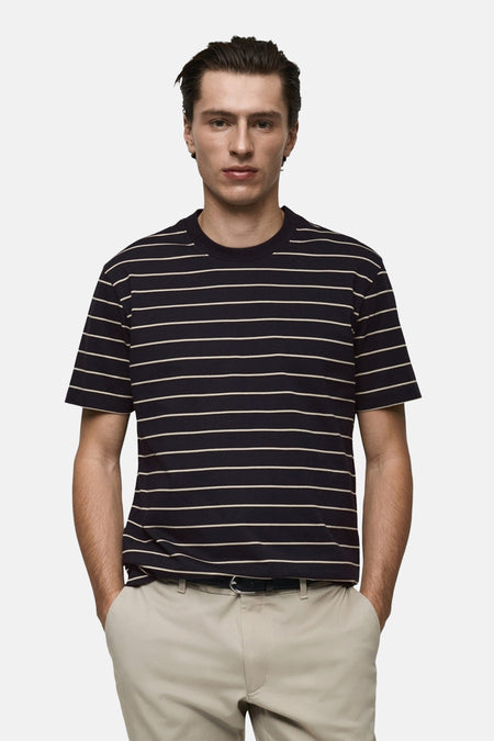 T-shirt (manches courtes) Bleu - MANGO