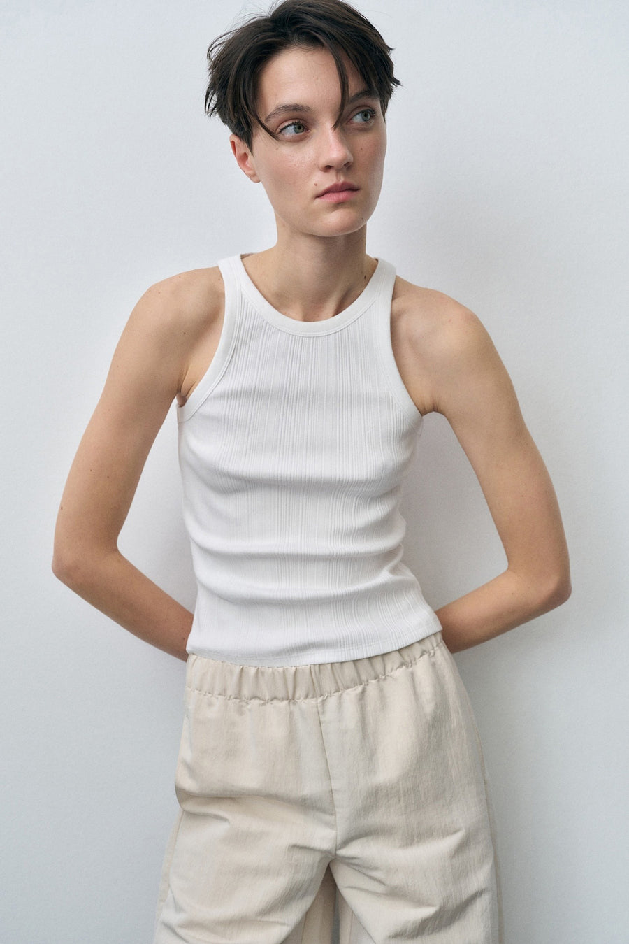 Singlet - wit - MANGO