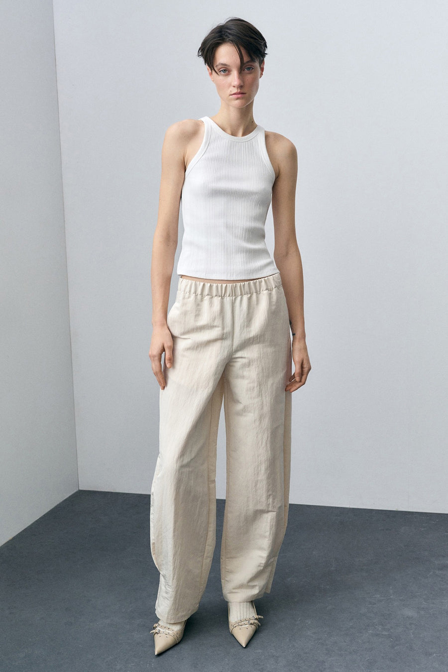 Singlet - wit - MANGO