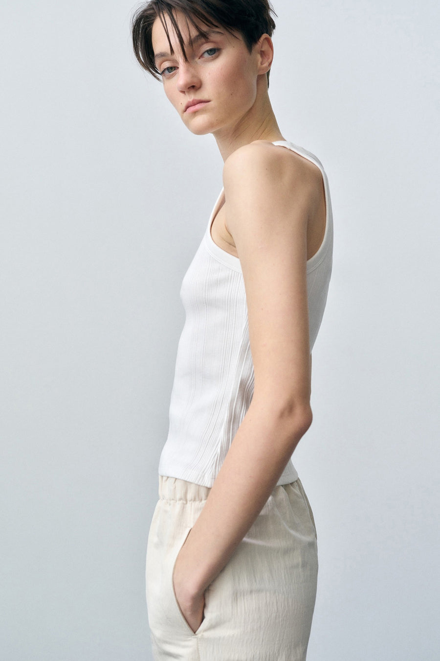 Singlet - wit - MANGO