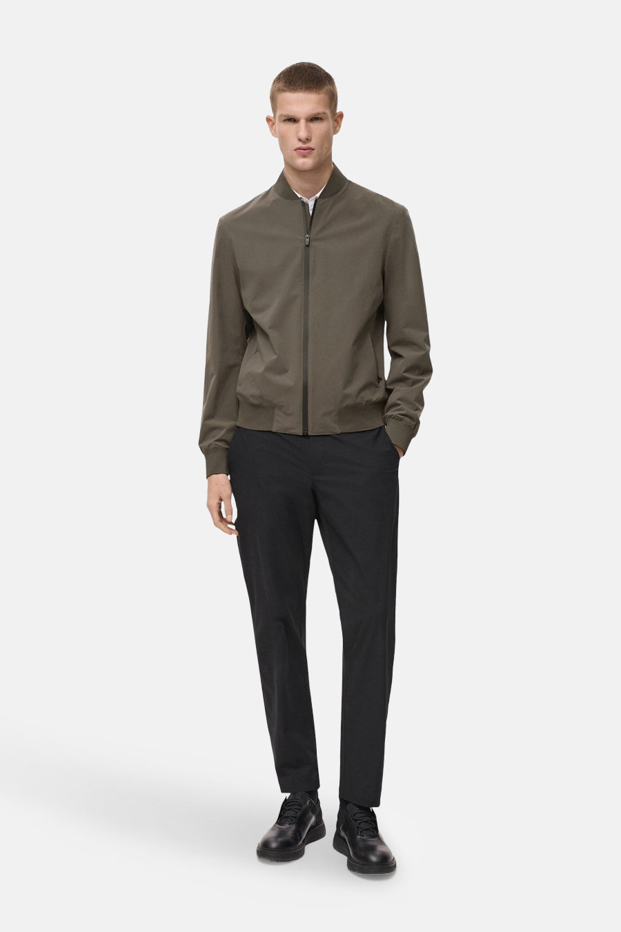 Korte jas - Kaki - MANGO