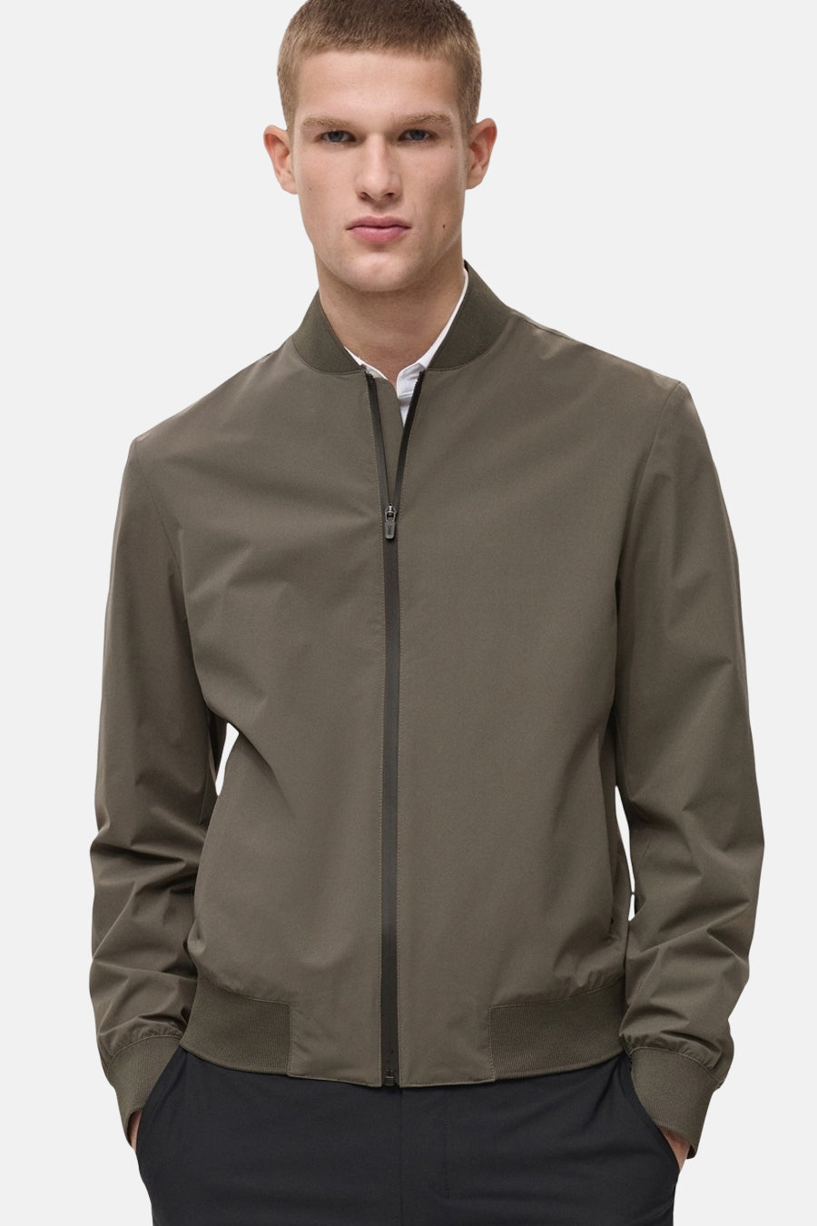 Korte jas - Kaki - MANGO