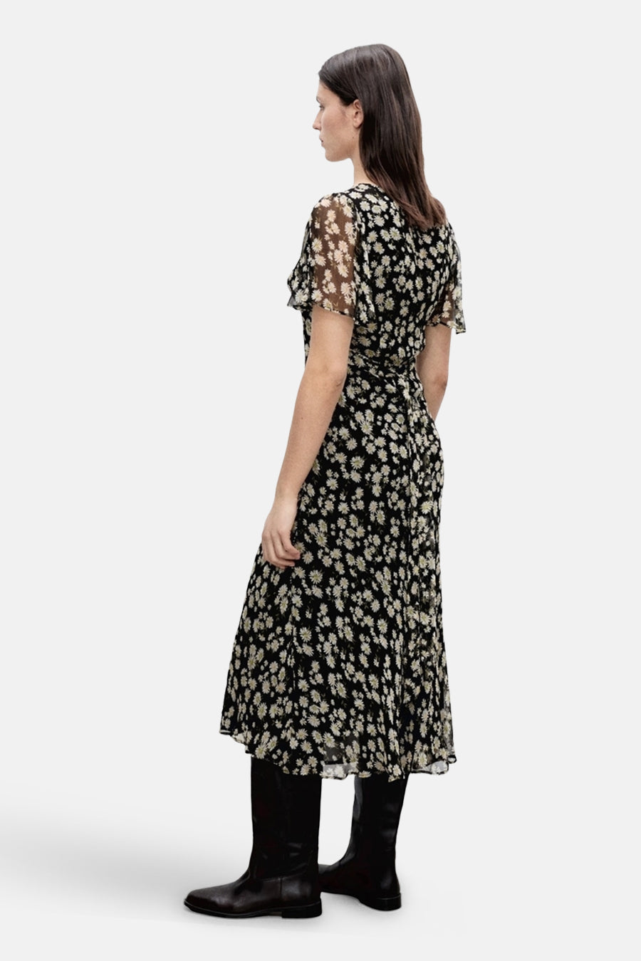 Kleedje met korte mouwen - Zwart - MANGO